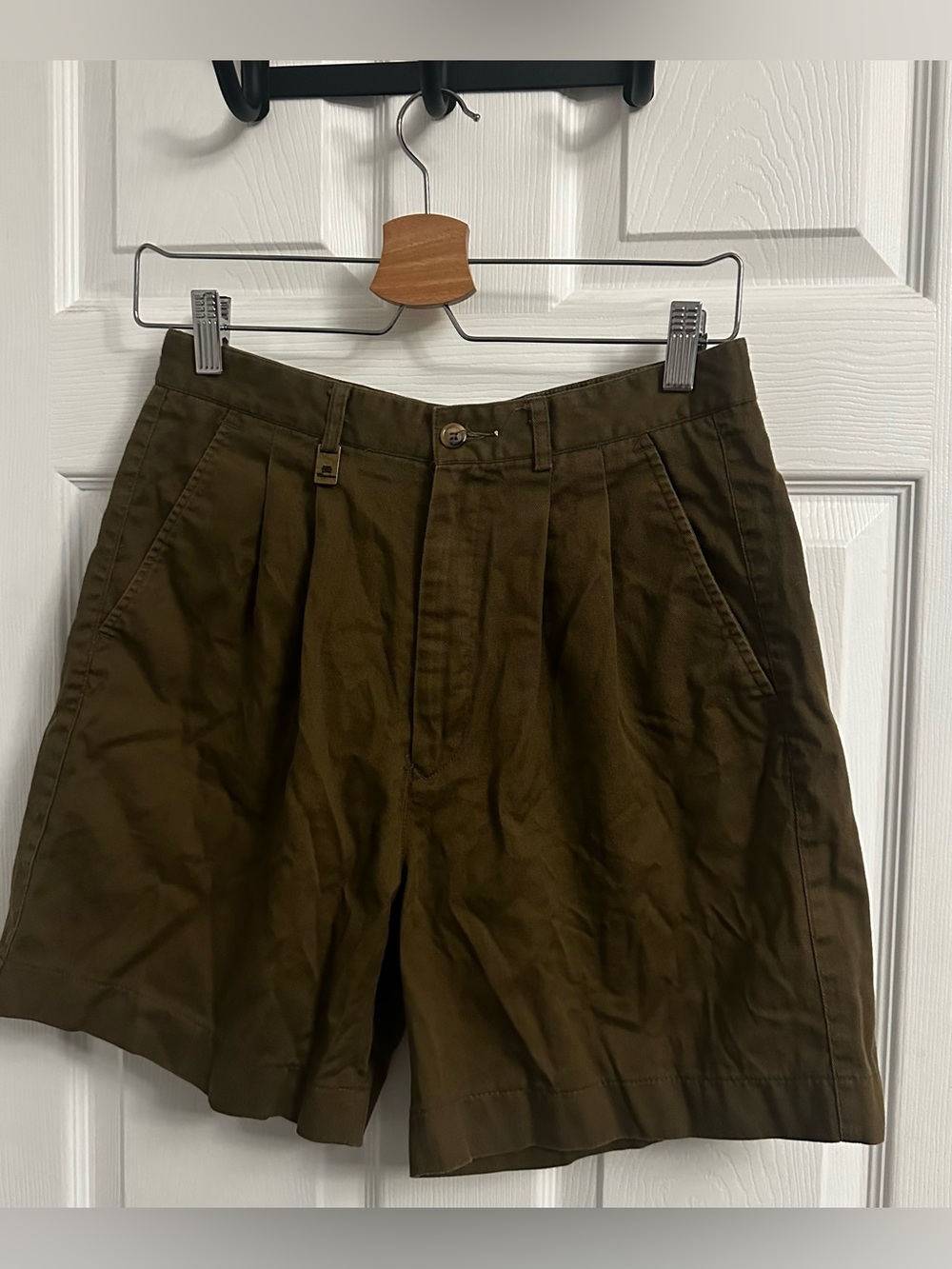 Women’s Olive Green Cargo Shorts